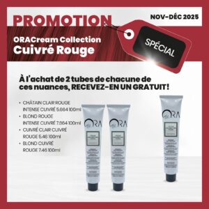 Promo ORACream Collection Cuivré Rouge